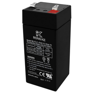 Rongke Battery 4 Volt 4.5 Ah Sealed Lead Acid Battery Brand Product