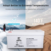 Deep Cycle AGM Battery 12 Volt 200Ah 3% Self-Discharge Rate, 2000A Max Discharge Current, Safe Charge Most Home Appliances for RV, Camping, Cabin, Marine and Off-Grid System, Maintenance-Free