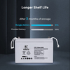 Deep Cycle AGM Battery 12 Volt 100Ah 3% Self-Discharge Rate, 1100A Max Discharge Current, Safe Charge Most Home Appliances for RV, Camping, Cabin, Marine and Off-Grid System, Maintenance-Free