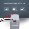 Deep Cycle AGM Battery 12 Volt 100Ah 3% Self-Discharge Rate, 1100A Max Discharge Current, Safe Charge Most Home Appliances for RV, Camping, Cabin, Marine and Off-Grid System, Maintenance-Free