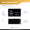 RK127 12V 7 Amp Rechargeable Battery for Security Systems