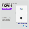 Wall-mounted All-in-one Energy Storage System 5KW Inverter and 5KWh Battery
